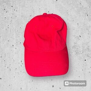 Red Baseball Hat Cap